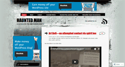 Desktop Screenshot of hauntedman.net